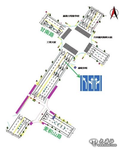 我市对金昌南路-甘南路组织优化方案公开征求意见